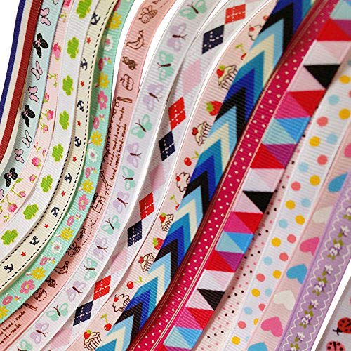 Amazon | Chenkou Craft Mix Ribbon 20ヤードスウィートハートフラワー